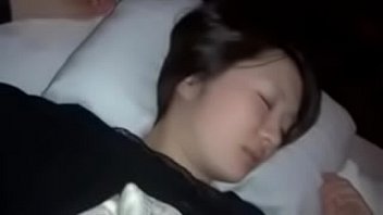 Cumming inside of my Japanese girlfriend  while she sleeps PornJizzy.com