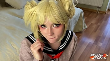 Passionate Deepthroat and Hardcore Fucking with Toga Himiko from League of Villains