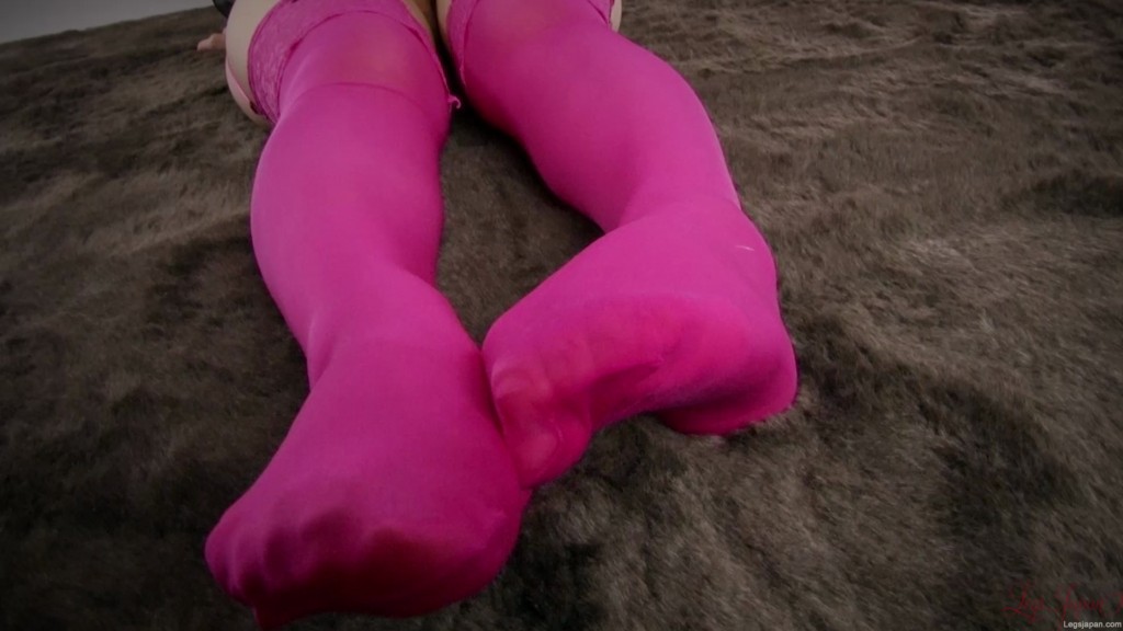 LegsJapan - Ruru Sakurai 1 Hot Pink Lingerie
