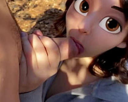 Were you going little girl? - Small Molly earn some money after school