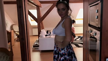 No Panties Upskirt Flirty Summer Skirt Miniskirt Tease of Lola
