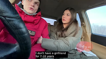 SPY CAMERA Real russian blowjob in car with conversations