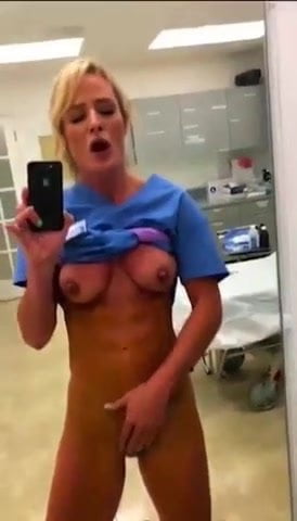 Nurse masturbates