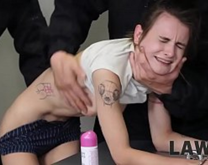 LAW4k. Teen girl Adelle Unicorn steals a shampoo in the market but gets punished