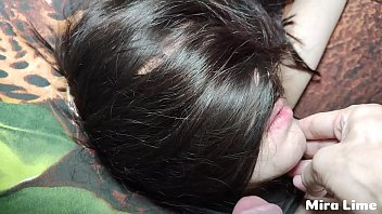 Perverted brother insert cock in mouth and fucked stepsister while she sleeping