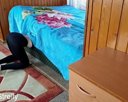 My stepsister stuck in ben and i fuck her creamy pussy and cum inside. Oliver Strelly