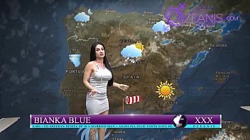 Follandose la chica de clima en vivo ( kevin white y Bianka Blue)